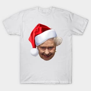 Queen Elizabeth Merry Christmas New Year design T-Shirt